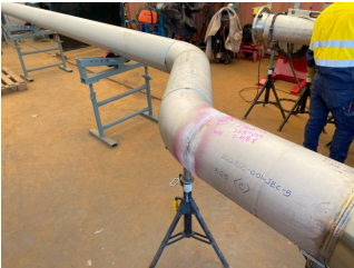 Large bore pipe work