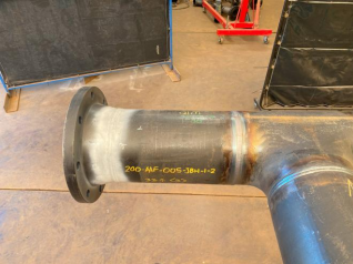 Tagged spool ready for delivery