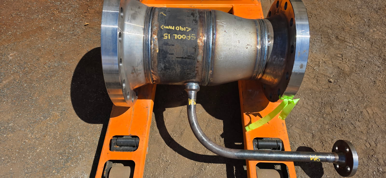 Fabricated pipe spool